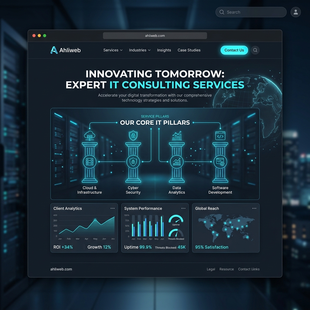 Screenshot Mockup AhliWeb